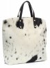 Bőr táska shopper bag Genuine Leather fekete 806576